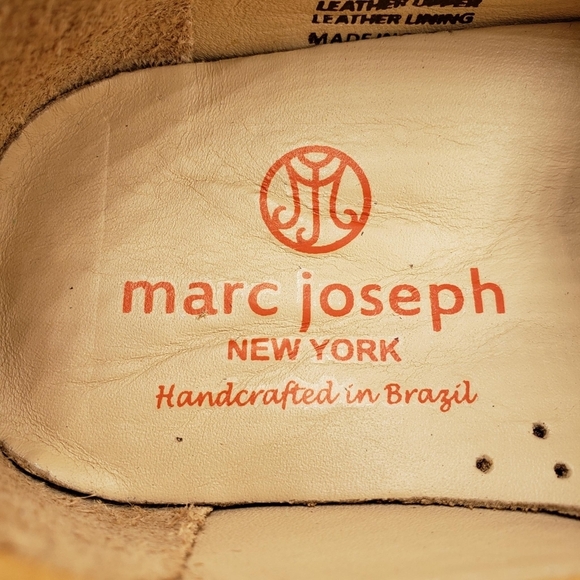 Marc Joseph | NIB Lexington Tan Nobuck Preppy Classic Leather Loafer Girl's 13.5 - Picture 13 of 14